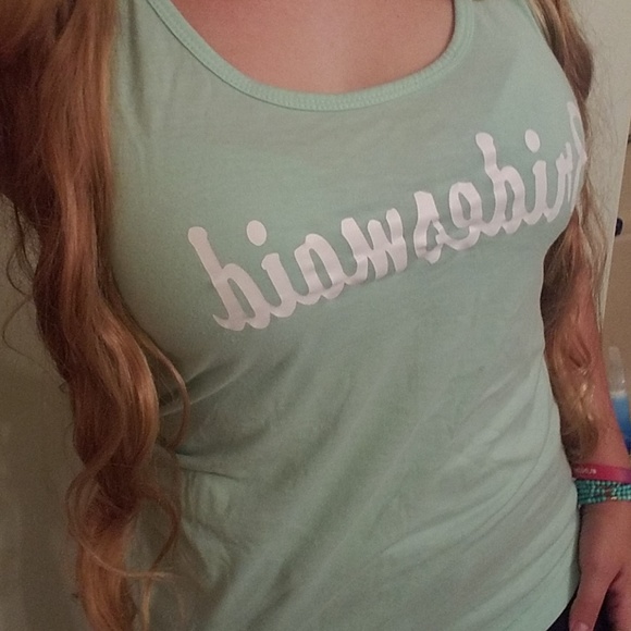 Bridesmaid Graphic Tank Top | XL | Aqua Blue - Picture 2 of 7